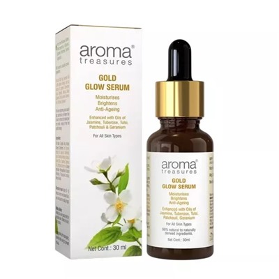 Сыворотка для лица Золотое сияние (30 мл), Gold Glow Serum, произв. Aroma Treasures