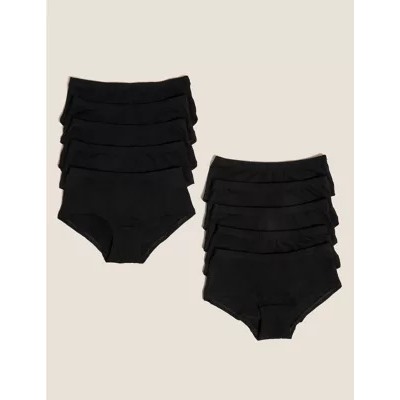10pk Cotton with Stretch Shorts (2-16 Yrs)