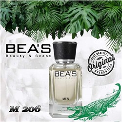Beas M206 Lacoste L.12.12. White Blanc Men edp 50 ml, Парфюм мужской Beas M206 создан по мотивам аромата Lacoste L.12.12. White Blanc