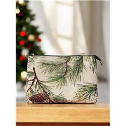 1045 Косметичка ПП Шишки 25х16х6 см 2415643