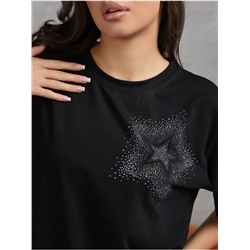 Футболка "Звезда" черный женская