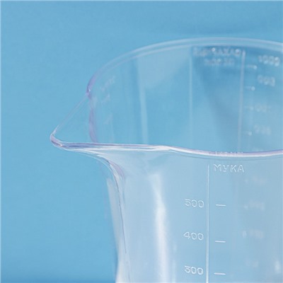 Мерная кружка Darel plastic, 1 л, пластик, прозрачный