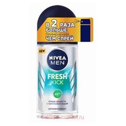 Nivea Men Антиперспирант Fresh Kick Роликовый 50 мл
