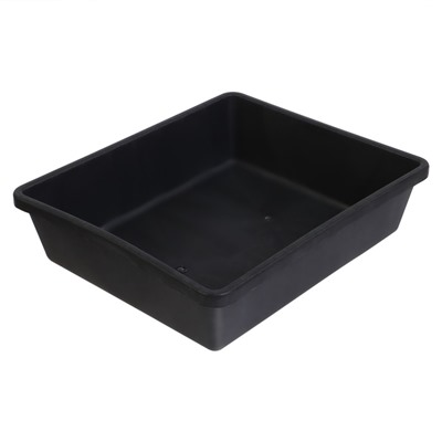 Ящик для рассады, 35 × 30 × 9 см, 6,5 л, пластик, чёрный