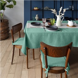 Скатерть рогожка "Волшебная Ночь" / Аквамарин