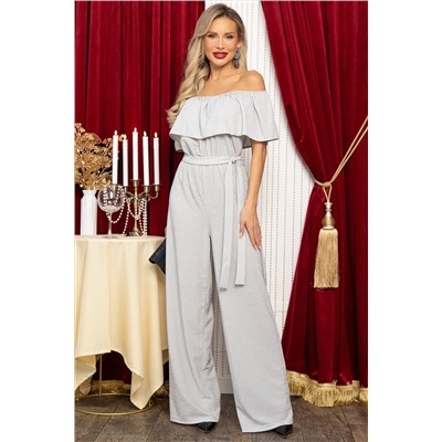 Комбинезон вечерний Сказочный образ (серебро) К14702-21М