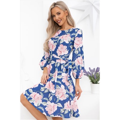 Платье Изабелла (сине-розовое) П13790-45М
