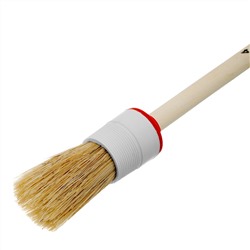 Кисть круглая № 4 (25 мм) натуральная щетина, деревянная ручка MTX