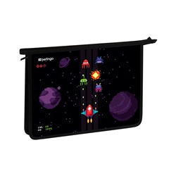 Папка для тетрадей 1 отделение, А4 Berlingo "Space Battle", 340*245*40 мм, пластик, на молнии