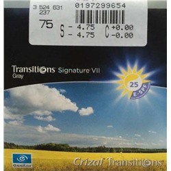 Линза Essilor 1.5 Orma Transitions  Sign VII Supra
