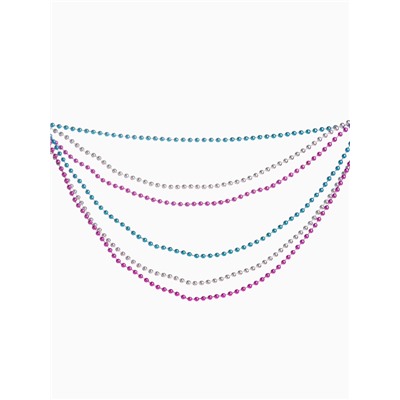 Бусы на ёлку «Разноцветные шарики», длина 2.7 м, d=5 мм, МИКС