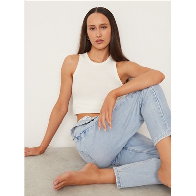 Джинсы mom fit