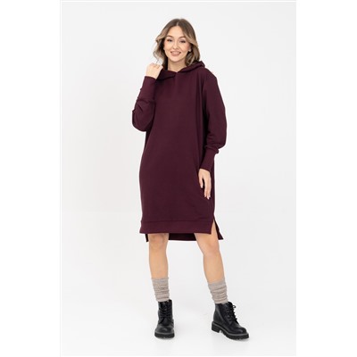 Платье женское 23-405L3-33 т.сливовый