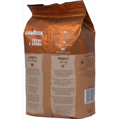 LAVAZZA. Crema E Aroma (зерновой) 1 кг. мягкая упаковка