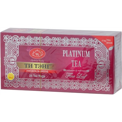ТИ ТЭНГ. Платинум (черный) карт.пачка, 25 пак.