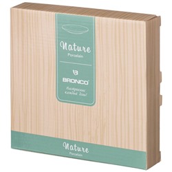 НАБОР ТАРЕЛОК ПИРОЖКОВЫХ BRONCO "NATURE" 2 ШТ. 17 СМ МЯТНЫЙ (КОР=16НАБ.)