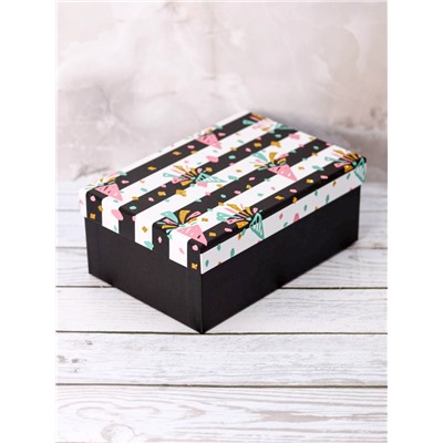 Набор подарочных коробок 3 в 1 «Festive confetti», 18*12*7-21*14*8.5-23*16*9.5