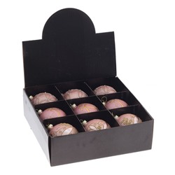 GAEM Набор из 9шт Украшение новогоднее "Шар", D 10 см, L33 W32 H10,5 см