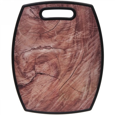 Доска разделочная пластиковая "Wood" 38*30см