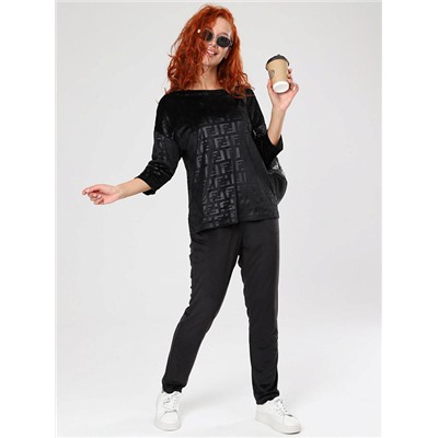 Костюм Вениса жаккард чёрный ИвК