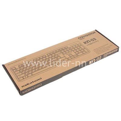 Клавиатура NAKATOMI Navigator проводная KN-02U USB (черная)