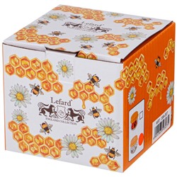 БАНОЧКА С СИЛИКОНОВОЙ КРЫШКОЙ LEFARD "ПЧЕЛЫ" 180 МЛ (КОР=72ШТ.)