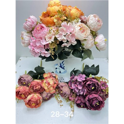 Букет винтажных пионов