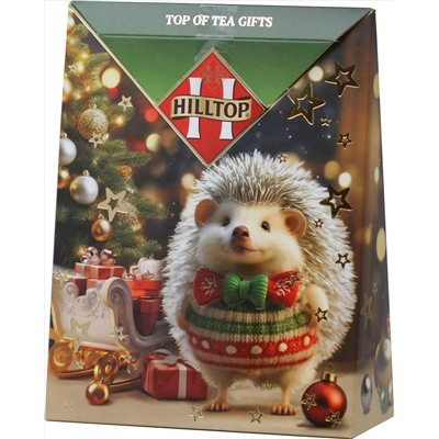 HILLTOP. Новый год. Треугольник Ёжик с подарками 50 гр. карт.упаковка