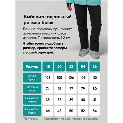 Горнолыжный костюм женский зимний бирюзового цвета 001_1Br