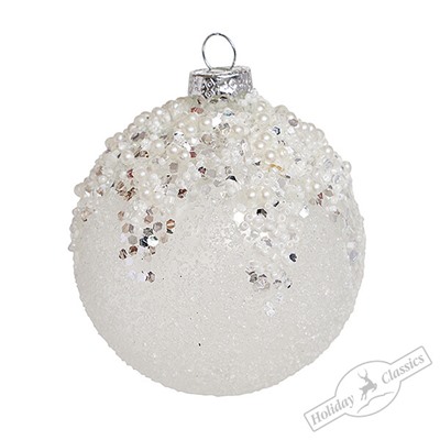 Шар "Магия жемчуга" (стекло) 8 см