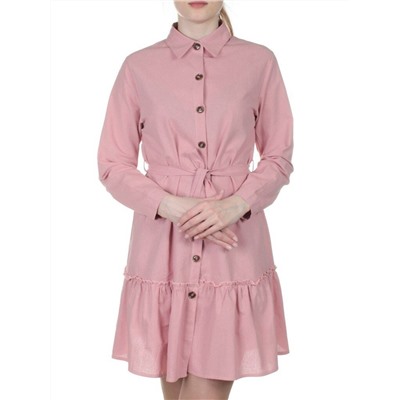 806 Платье хлопковое с рюшами Fashion