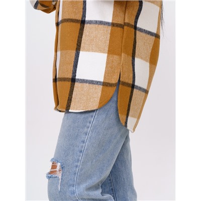 930 Рубашка клетка коричневый Свт