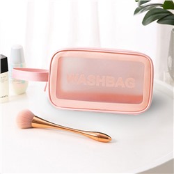 Косметичка водонепроницаемая розовая (8*12*22 см)