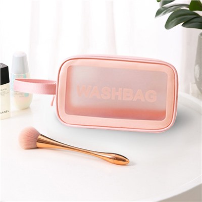 Косметичка водонепроницаемая розовая (8*12*22 см)