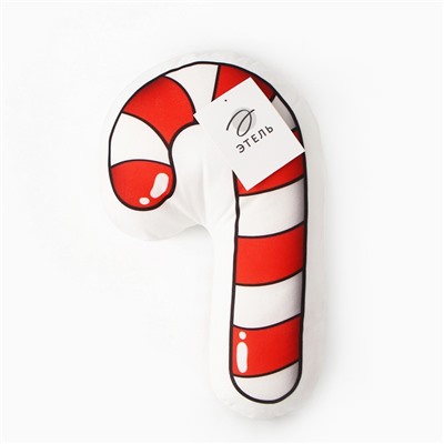 Новый год. Подушка Этель "Candy cane" 28х36 см, 100 п/э, велюр