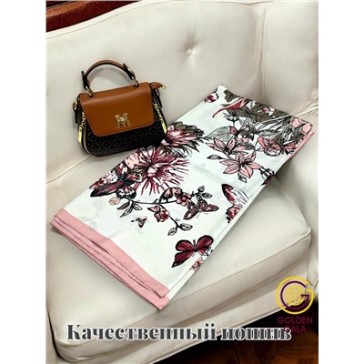 Платок шелковый большой "Парижанка" Арт 2428/29