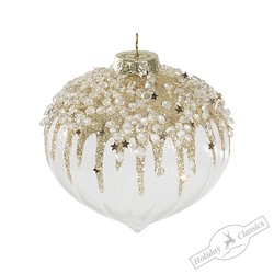 Капля "Золотой купол" (стекло прозрачное) 8х8х7 см