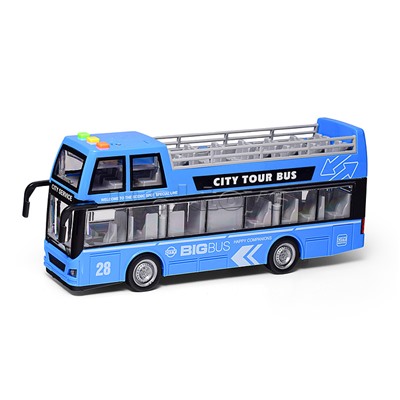Автобус 1:16 (свет, звук) на батарейках, в коробке