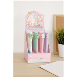 Ручка пиши-стирай "Cute unicorn", mix, шоу-бокс 24 шт.