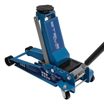 Домкрат гидравлический подкатной, быстрый подъем, 3.5т, Low Profile Quick, 100-565 мм, профессиональный Stels