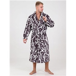 Халат Мистер буквы коричневый ИвК