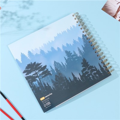 Фотоальбом на спирали 20 листов «Волк», объёмный элемент и 4 вкладки, 24×24 см