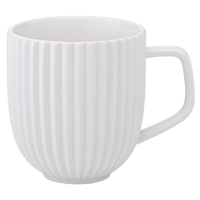 Набор из двух кружек белого цвета из коллекции Edge, 400 мл