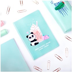 Обложка для паспорта MESHU "Sweet panda", ПВХ, 2 кармана
