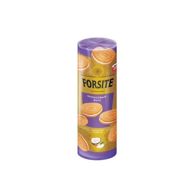 «Forsite», печенье-сэндвич с кокосовым вкусом, 220 г