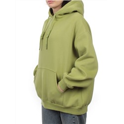 2214 LIGHT GREEN Толстовка женская (85% хлопок, 10% полиэстер, 5% спандекс)