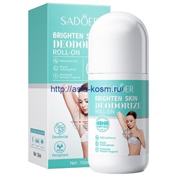 Роликовый лосьон-антиперспирант Sadoer – защита от пота и запаха на 48 часов – свежесть (50882)