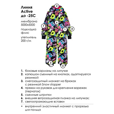 Комбинезон зимний для девочки