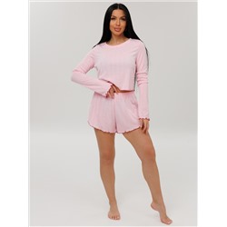 Женская пижама П-105(Трн риб) / Розовый