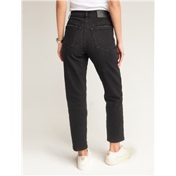 Джинсы mom-fit из денима со спандексом